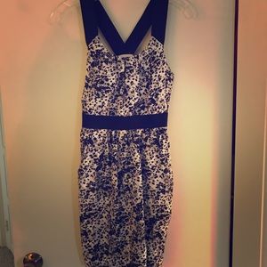 Theory silk racer back dress